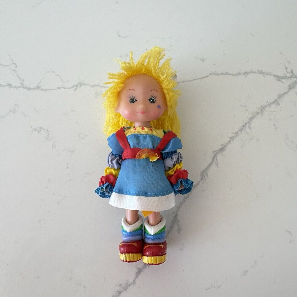 Vintage Hallmark Rainbow Beige plastic Figureine 4 Inches
